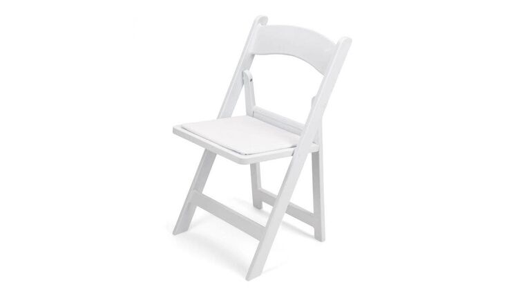 padded resin chair rentals