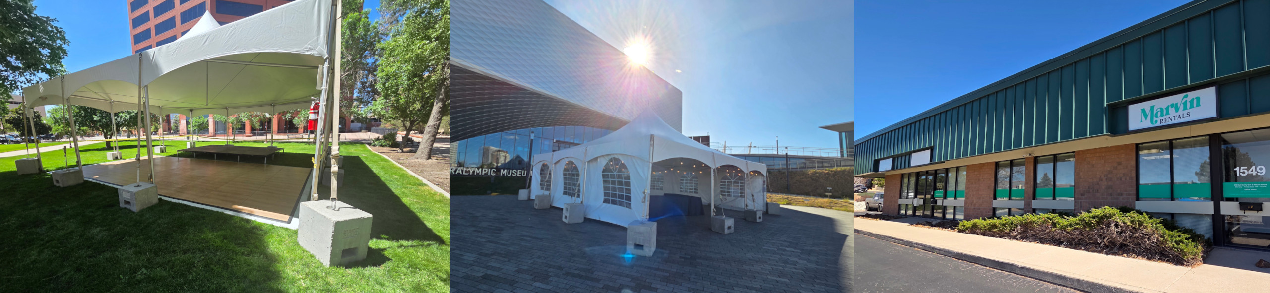 Marvin Rentals - Tent & Event Rentals in Colorado Springs